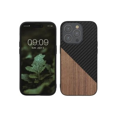 kwmobile Твърд калъф за Apple iPhone 14 Pro - тъмнокафяв