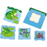 Viga Toys Образователен пъзел Viga - Еволюция на жаба (59516) - ozone