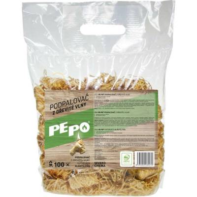 PE-PO podpaľovač z drev.vlny 100ks