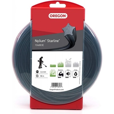 OREGON Žací struna 2,4 mm x 90 m - NYLIUM HVĚZDA (104883E) – Zboží Dáma