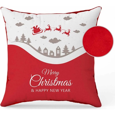 Амек Тойс Коледна възглавничка с шейна Амек Тойс - Merry Christmas (090730-2)