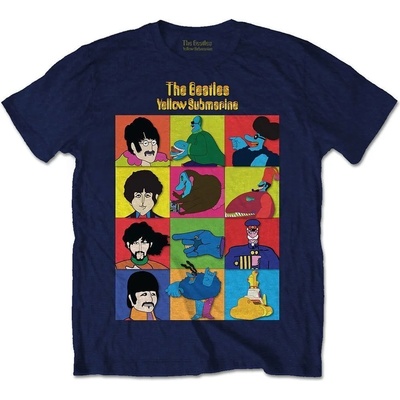 The Beatles Yellow Submarine Characters Navy Blue S Риза (YSTS10MN01)