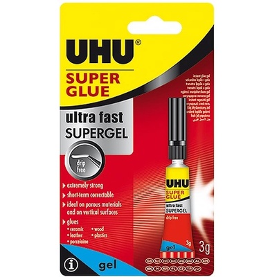 UHU Супер лепило UHU Super Glue Jumbo 3 g 1100040360 (1100040360)