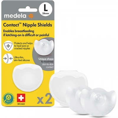 Medela Зърна сил l 2бр h (008.0291)