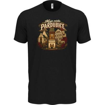 Pánské tričko Moje město Pardubice