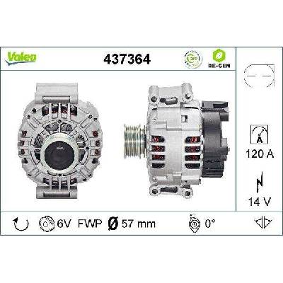Generátor VALEO 437364