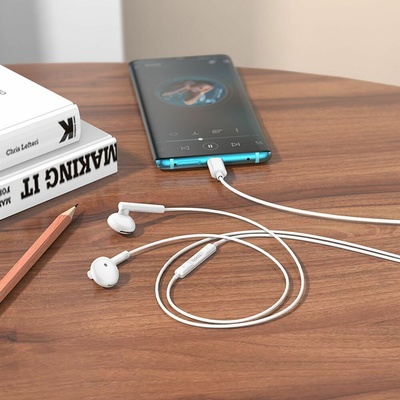 Hoco Wire Earphones Type C With Microphone M95