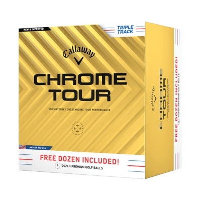 Callaway Chrome Tour 24 Triple Track bílé 48 ks – Zboží Dáma