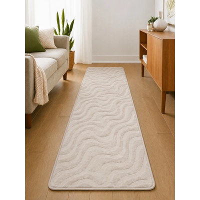 Takoy Koberec 80x300 vzor vlny ivory-HT-01651 | 80 x 300 cm