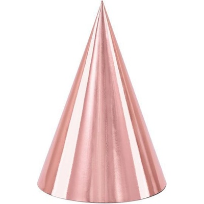 PartyDeco Čepičky rose gold 6 ks – Sleviste.cz