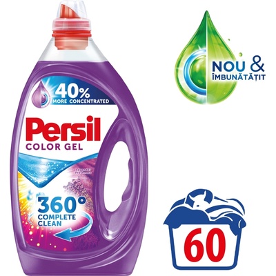 Persil Течен перилен препарат Persil Color Gel Lavender, 60 изпирания, 3 л (9000101322200)