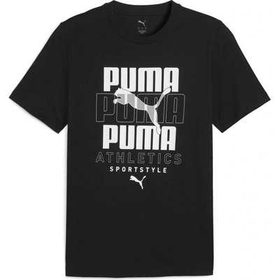 Puma Graphic stacked čierne biele