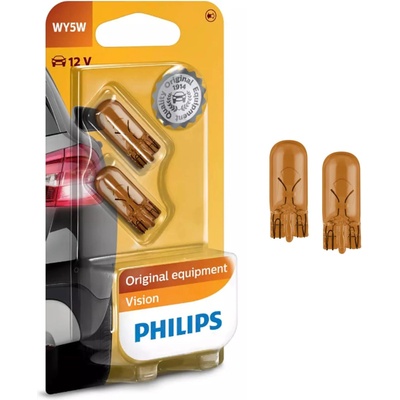 Philips automotive lighting Glassockellampe Vision WY5W, White 12396NAB2