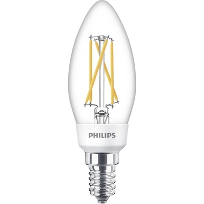 Philips Lighting 77215400 LED F A G E14 sviečkový tvar 5 W, 2.5 W, 1 W = 40 W, 18 W, 9 W teplá biela