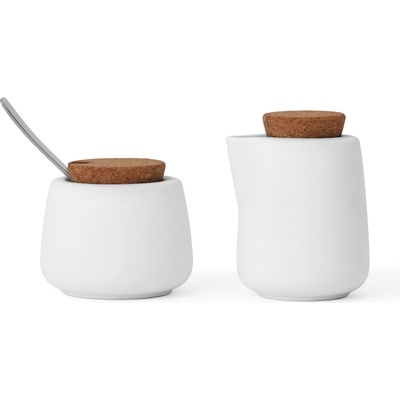 Viva Scandinavia Каничка за мляко и захарница Nicola с лъжичка бяла (V36302)