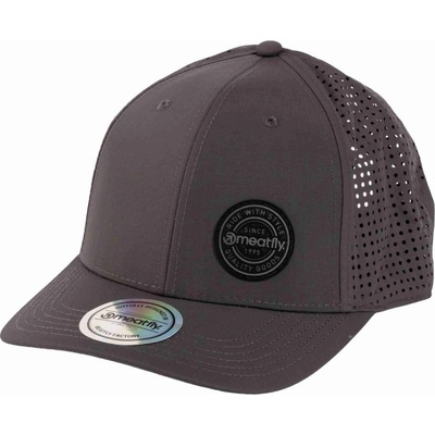 Meatfly Ollie Perfor Cap Grey Dark Leather Šedá
