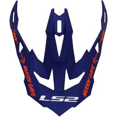 LS2 MX700 PEAK CARGO BLUE FLUO ORANGE