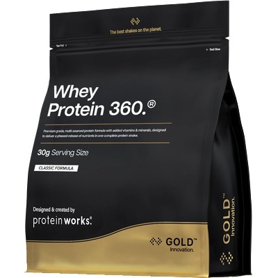 The Protein Works Суроватъчен протеин 360 ® 600 g ягоди & крем