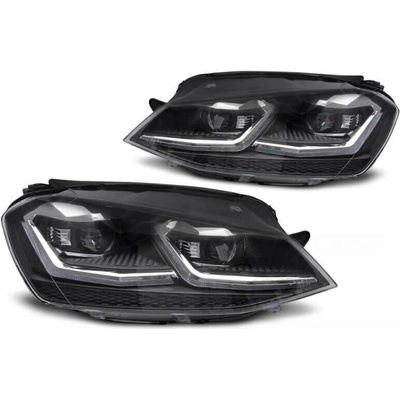 Přední světla VW GOLF VII 13-17 stříbrné LED SEQ DRL | Zboží Auto
