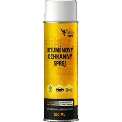 Polympt mpt tech bituménový ochranný sprej 500 ml čierny