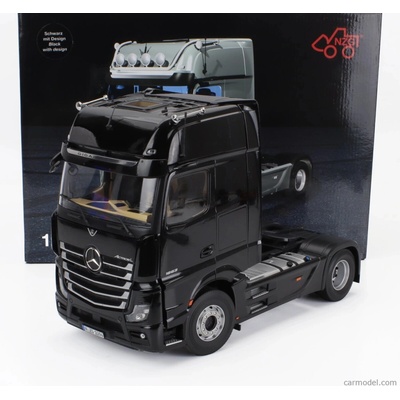 Nzg Mercedes benz Actros 2 1863 Gigaspace 4x2 Mirrorcam Tractor Truck 2-assi 2018 Black 1:18
