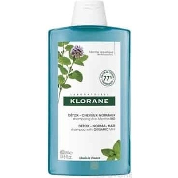 Klorane Aquatic Mint šampón 400 ml