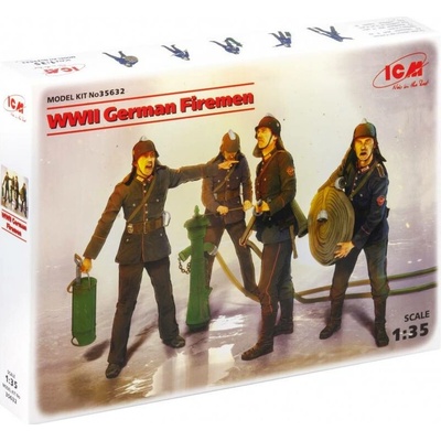 ICM 1/35 German Fireman WWII 4 figurky
