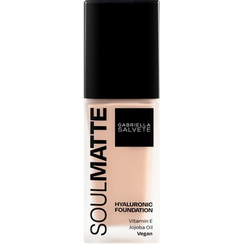 Gabriella Salvete Soulmatte Hyaluronic Foundation hydratační a zmatňující make-up 01N Porcelain Neutral 30 ml