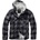 BRANDIT Мъжко зимно яке BRANDIT - Lumberjacket - 3172-черно/сиво Gingham