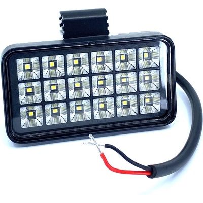KAMAR LED pracovné svetlo s vypínačom, 27W, 2008LM, 18xLED, 12/24V, IP67 [L0169]