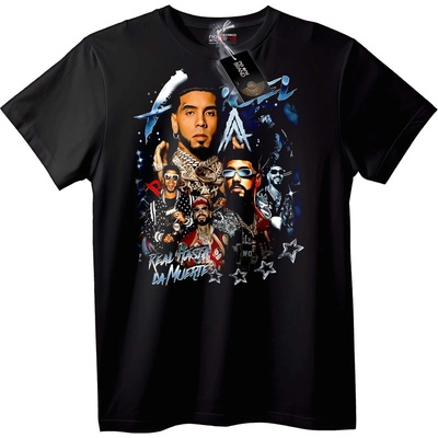 NOONEBRAND Тениска Real Hasta La Muerte Градски Стил - 2XL, White