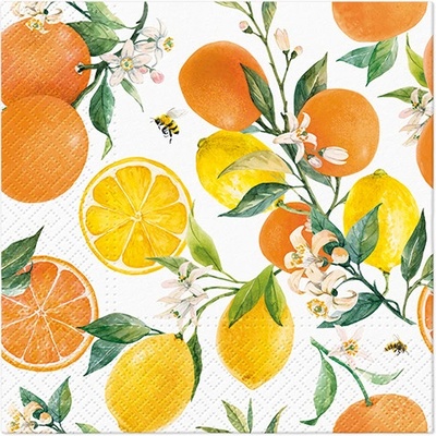 PAW Obrúsky L Citrus with bees 33x33cm