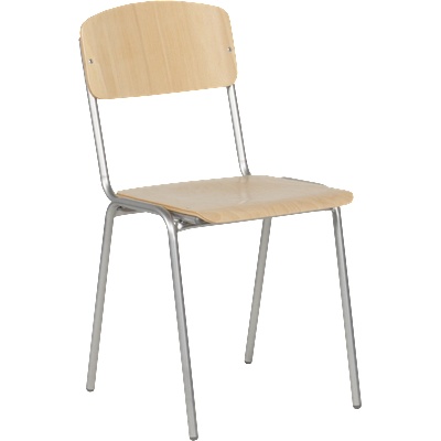 Bittel Посетителски стол task - бук (3520875)