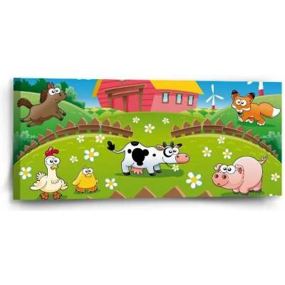 Sablio Obraz Farma - 110x50 cm