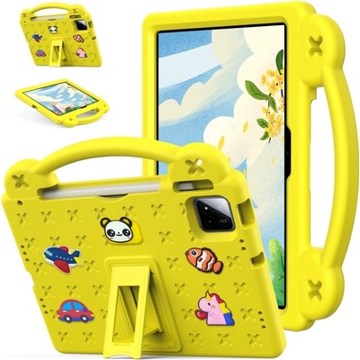 Vsetkonamobil 103613 FANY Detský kryt na tablet pre Xiaomi Pad 7 / Pad 7 Pro / Pad 8 / Pad 8 Pro žltý