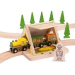 Bigjigs Toys - Дървена палатка - Сафари