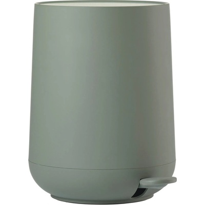 ZONE Тъмнозелено пластмасово кошче за боклук с педал 5 l Nova - Zone (28103)