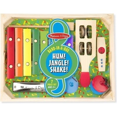 Melissa & Doug Комплект музикални инструменти Melissa & Doug - Банда в кутия (11318)