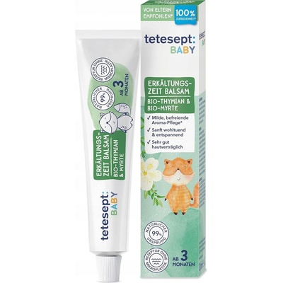 Tetesept Dětský balzám pro chladné období s tymiánem a myrtou, 30 ml