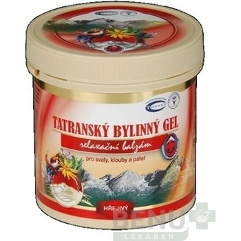 Topvet Tatranský bylinný gél hrejivý 250 ml