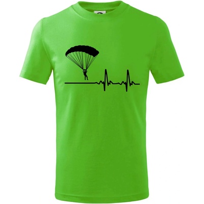 Paragliding EKG tričko detské Apple Green