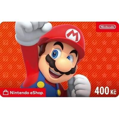 Nintendo dárková karta 400 Kč