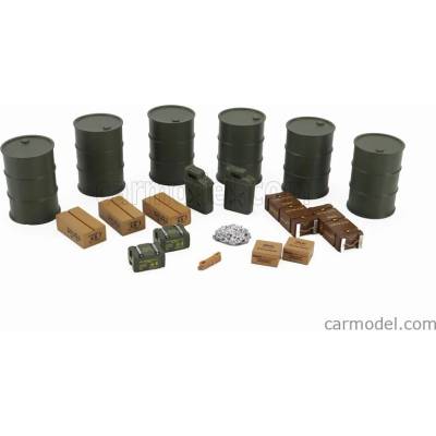 Perfex Accessories Set Military Accessories 1944 Vojenská Zelená Hnědá 1:43