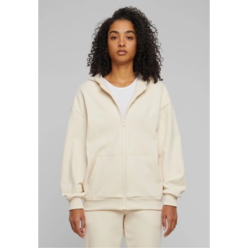 Urban Classics Дамски суичър в цвят пясък Urban Classics Cozy Oversized ZipUB-TB6862-02903 - Пясък, размер S