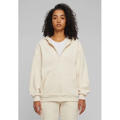 Urban Classics Дамски суичър в цвят пясък Urban Classics Cozy Oversized ZipUB-TB6862-02903 - Пясък, размер S