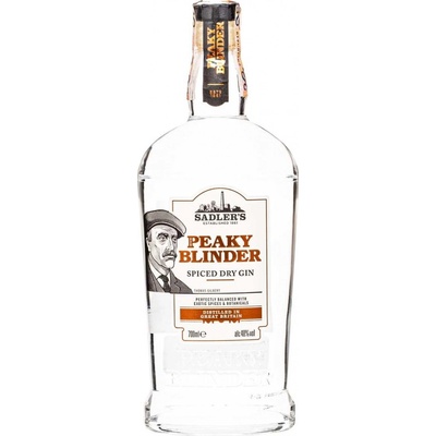 Sadler's Peaky Blinder Spiced Dry Gin 40% 0,7 l (čistá fľaša)