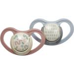 Vital Baby Успокояващи залъгалки с въздушен поток Vital Baby - Розова-сива, 6-18 месеца, 2 броя (V-445113) - ozone