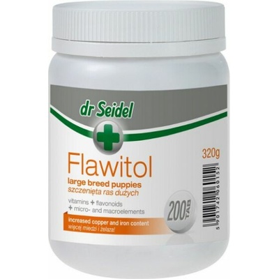 Dr. Seidel Flawitol štěňata velkých plemen 200 tablet