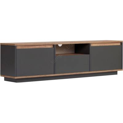 ASIR GROUP ТВ шкаф KREDE 160 x 30 см антрацит/бор (AS3418)