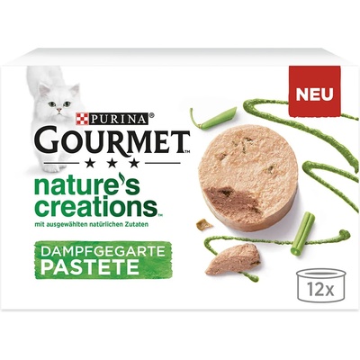 Gourmet 24x85г пиле с моркови Gourmet Nature's Creations Pastete за котки